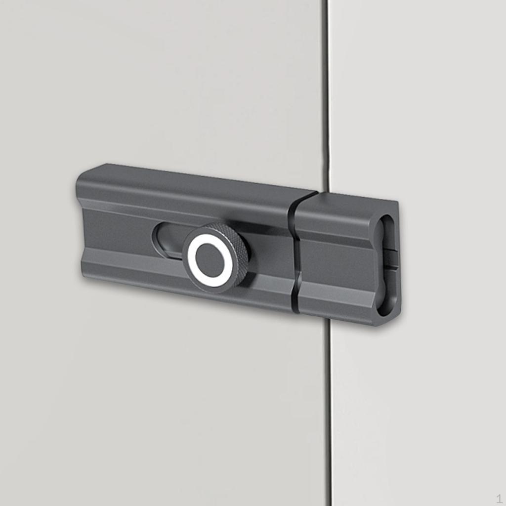 Slide Bolt Door Latch Aluminum Alloy Lock Hardware Reliable for Home Office