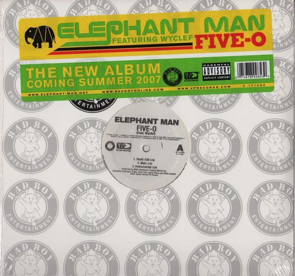 

12inch Record ELEPHANT MAN WYCLEF JEAN FiveO 0171580 Bad Boy Enterta 2007 US Reggae Ska Dub Used