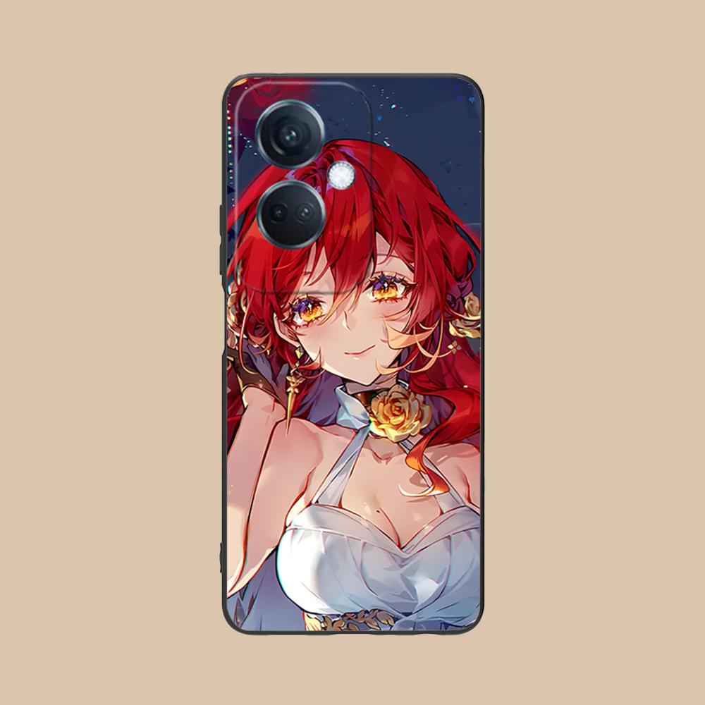 HSR Himeko Matte TPU Mobile Phone Case for OPPO Find X9 X8 X7 X6 X5 X3 X2 Plus s Pro Ultra Lite Colorful Printing Cover
