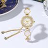 Sonnenblumen-Diamant-Inlay-Uhr mit Auszieharmband - Grenzüberschreitender Studentenstil