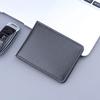 Pu Leather Card Holder With Multiple Transparent Card Slots And Durable Design Perfect For Daily Business Travel Id Bank Card