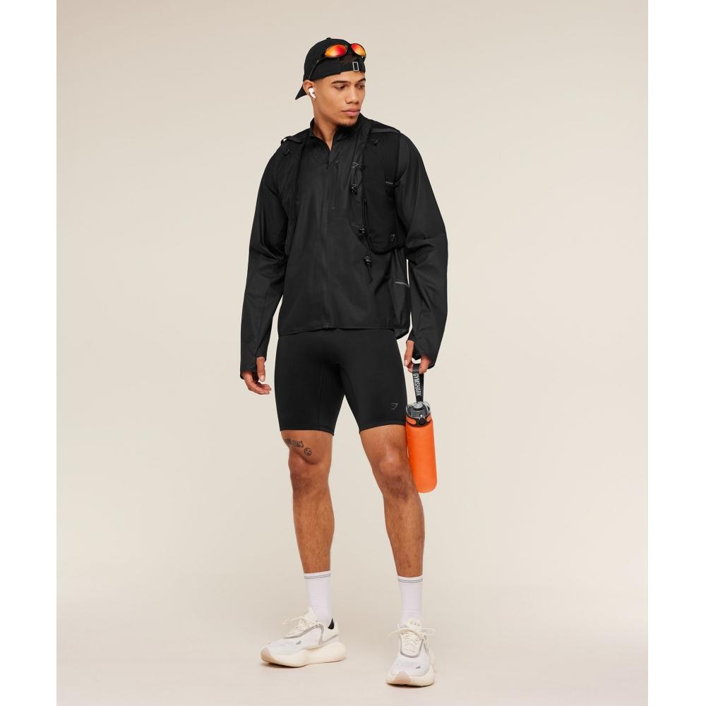 Gymshark Running Elite Lightweight Windbreaker Black A2c5y Bb2j