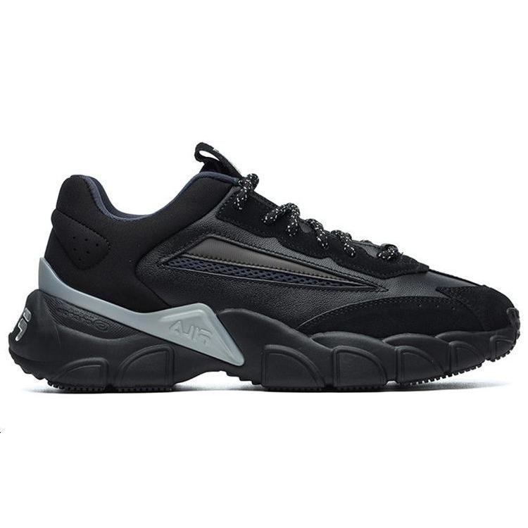 FILA Fashion Sneakers Low Top Running Shoes 'Black Grey' F12M144120FBI
