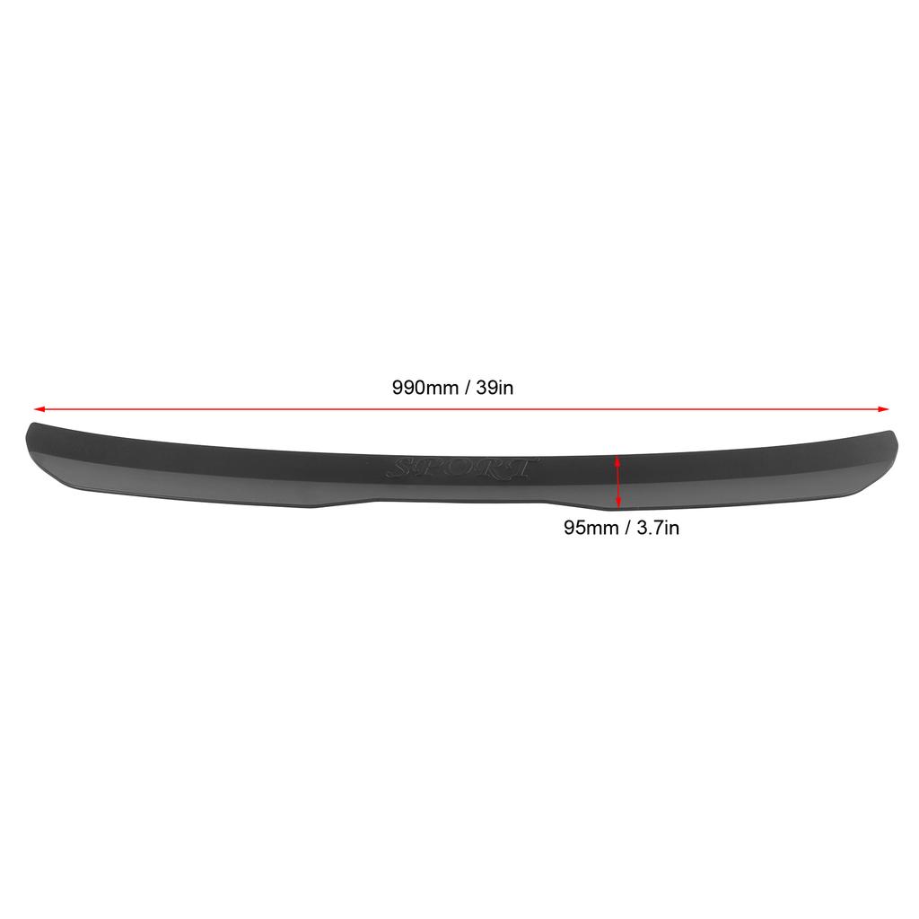 Rear Roof Spoiler Lip Anti Corrosion Rear Roof Wing Easy Installation for Hatchback ABS Spoiler Extension