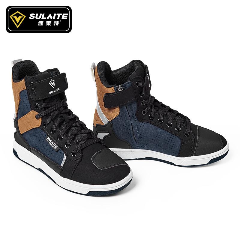

Motorcycle Riding oes High Top Breathable AntiSlip Boots for Men Women All Seasons Casual Biker oes 39
