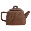 Empty Zhai Old Rock Clay Pot Vintage Stoneware Little Teapot Kung Fu Tea Set Handmade Silver Gilded Tea Kettle Tea Infuser