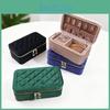 Luxury Double Layer Jewelry Organizer With Zipper For Travel And Home Storage
