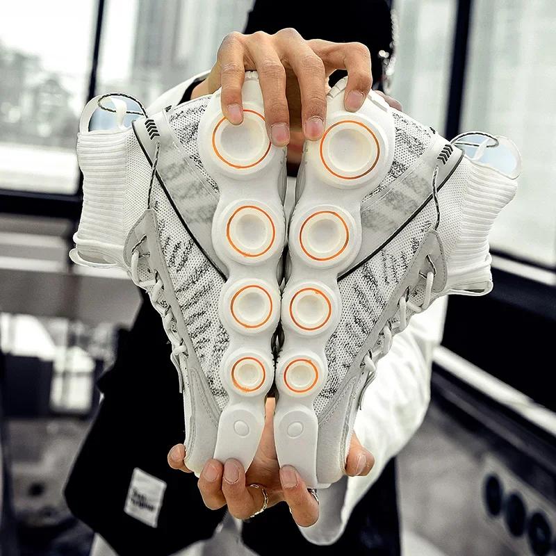 

Мужская обувь Кроссовки Мужские теннисные туфли Роскошные мужские повседневные кроссовки для бега Дышащие модные мокасины Кроссовки для мужчин 45