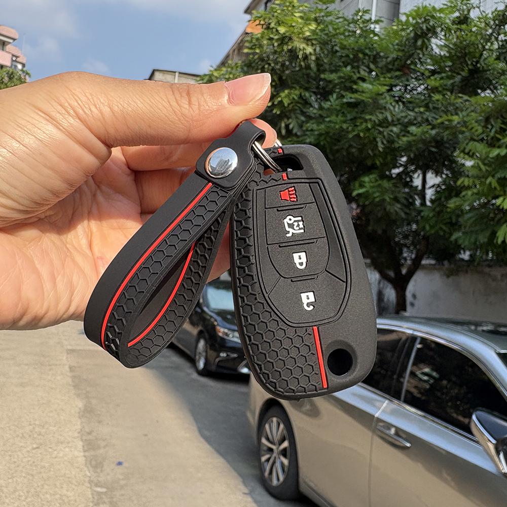 Key Cover Holder For Chevrolet Onyx Joy  Spin Gm Entered Cobalt Cross Keychain Fob Accessories