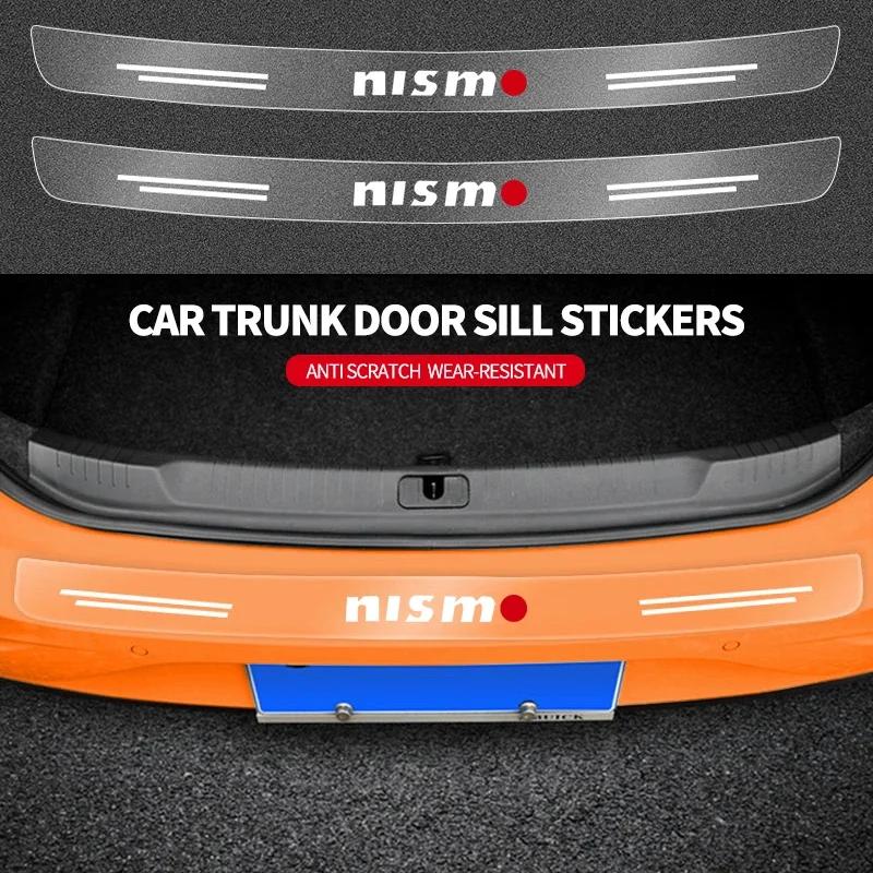 Transparenter Kofferraumemblem-Schutzaufkleber für Nissan Nismo Qashqai Teana X Trail T32 T31 Tiida Juke Auto-Styling-Zubehör