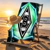 Borussia Monchengladbach Print Beach Towel Design, Soft, Lightweight. for Home Bathroom, Spa, Pool, Yoga, Surfing, Camping, Gift for Family, Friend