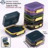 Seven-Day Pill Organizer: Morning, Noon, Night Portable Capsule Case with Large Capacity