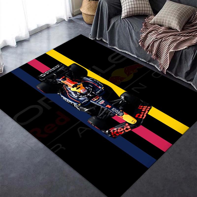 Tappeto Oracle Red Bull Racing per Soggiorno Camera da Letto Casa Decorazione Divano, Tappetino Antiscivolo per Giochi Bambini