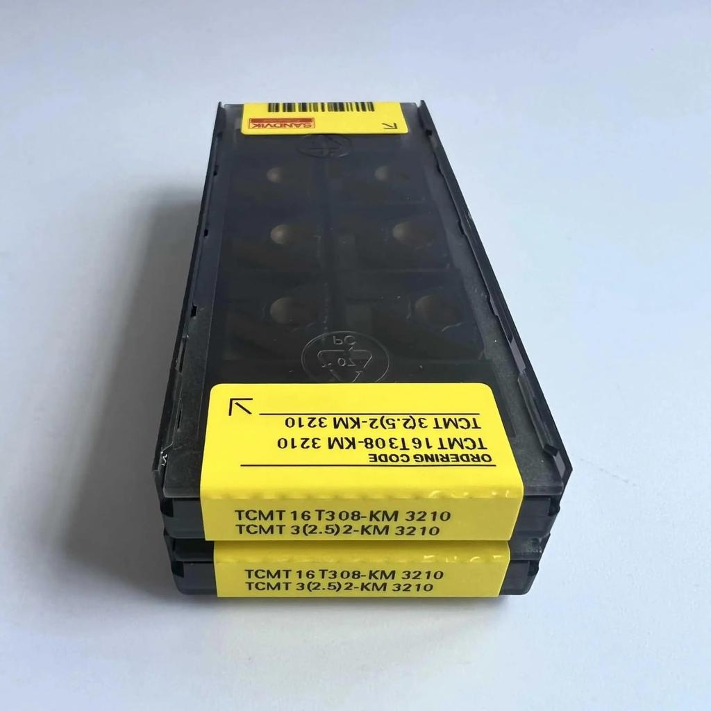 Original Sandvik / TCMT16T308-KM 3210 / CNC lathe carbide blade 10 PCS