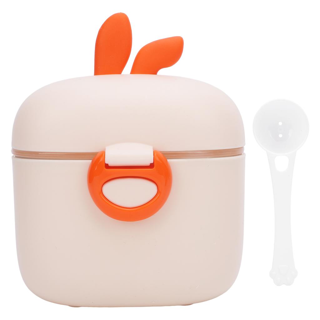 Baby Formula Dispenser Holder PP Bunny Shaped Large Capacity Sealed Milk Powder Storage Container