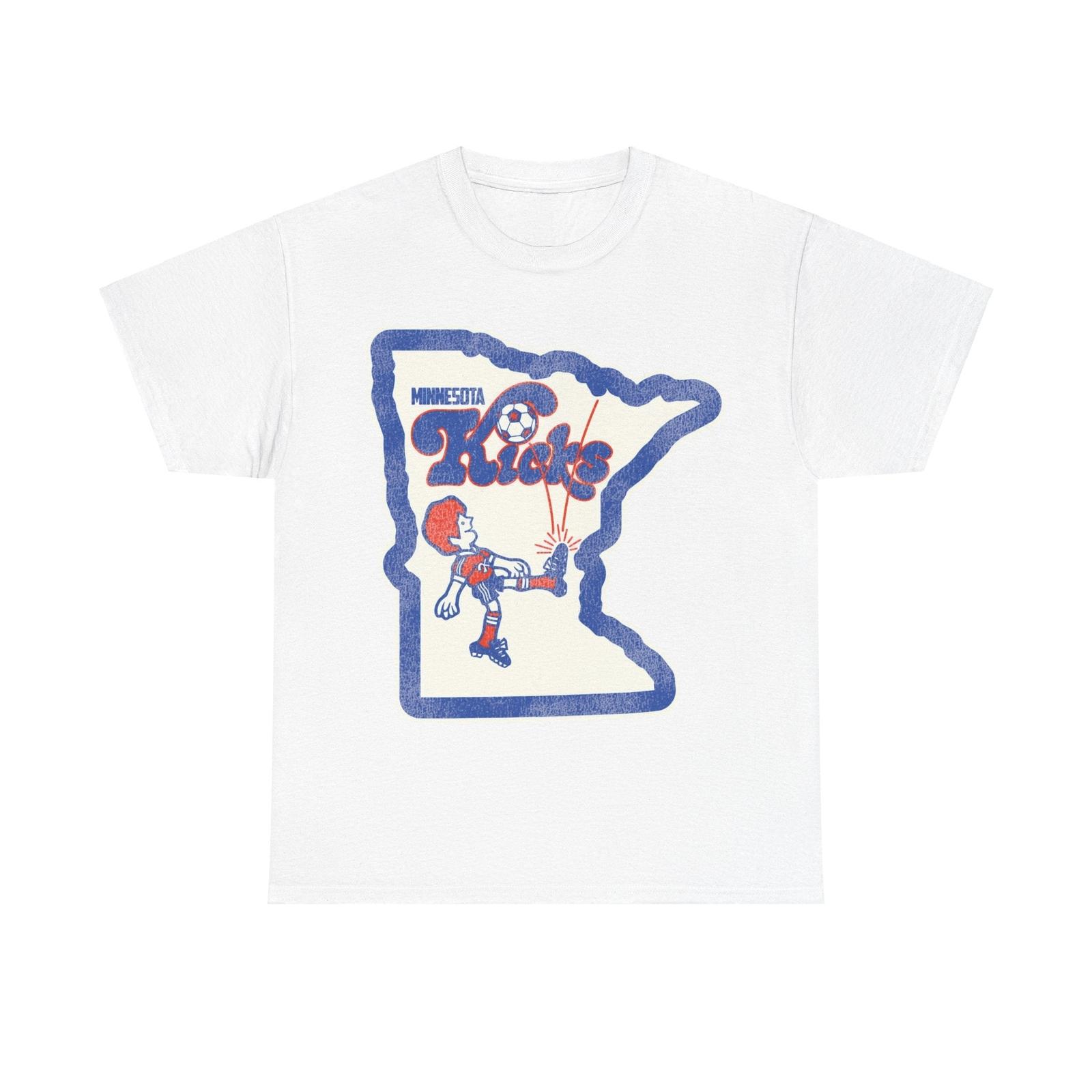 Minnesota Kicks Soccer Team State Retro Nostalgic T-shirt XL