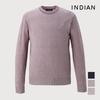 INDIAN Men'S Solid Round Neck Knit_Mivbrys1261