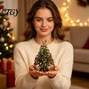 Decorative Ornament Making Set DIY Beaded Christmas Tree Kit, Faux Crystal Holiday Craft Family Bonding Project for Adults Beginners, Handmade