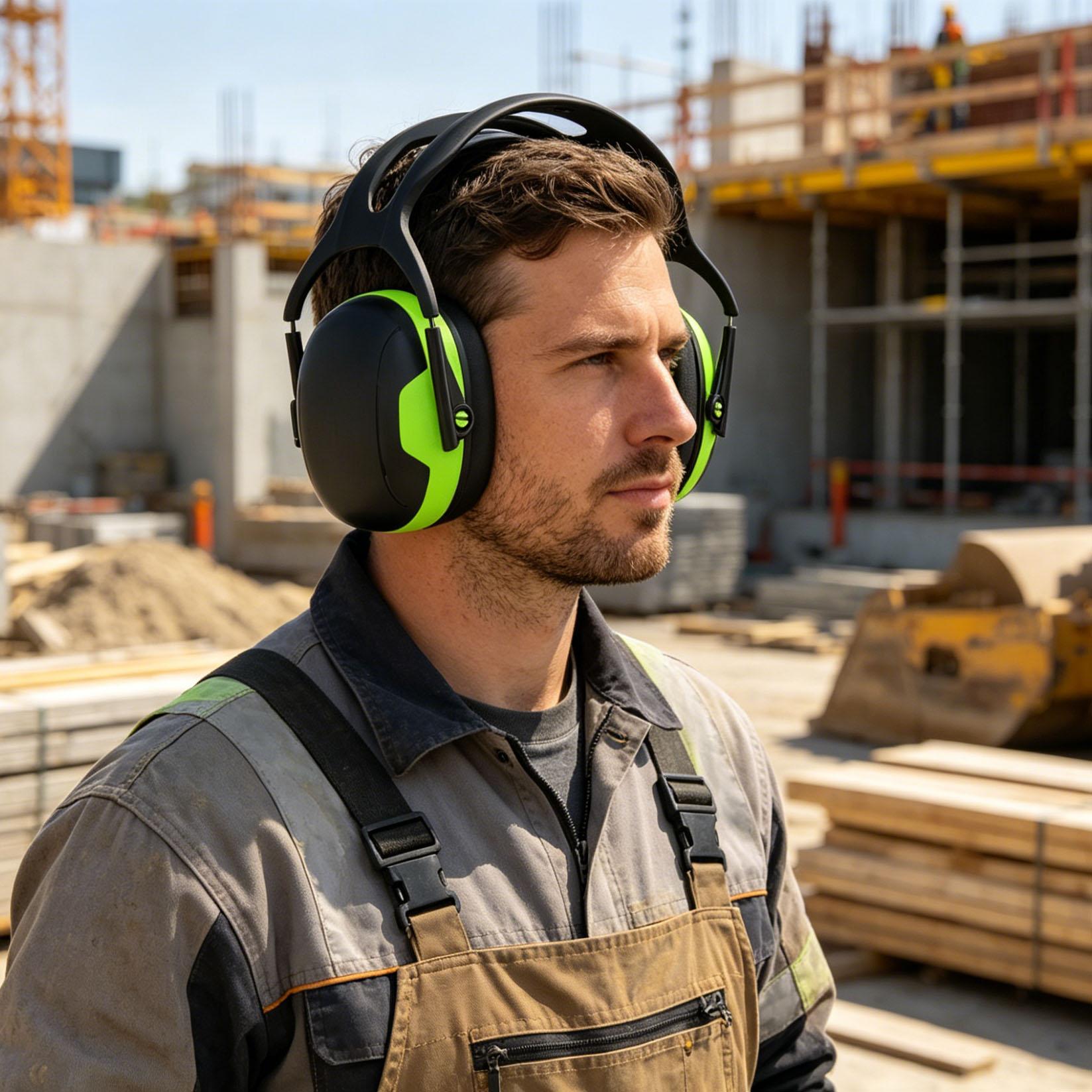 Ear Production Reduce Noise Safety Soundproof Ear Muff 26dB жёлтый