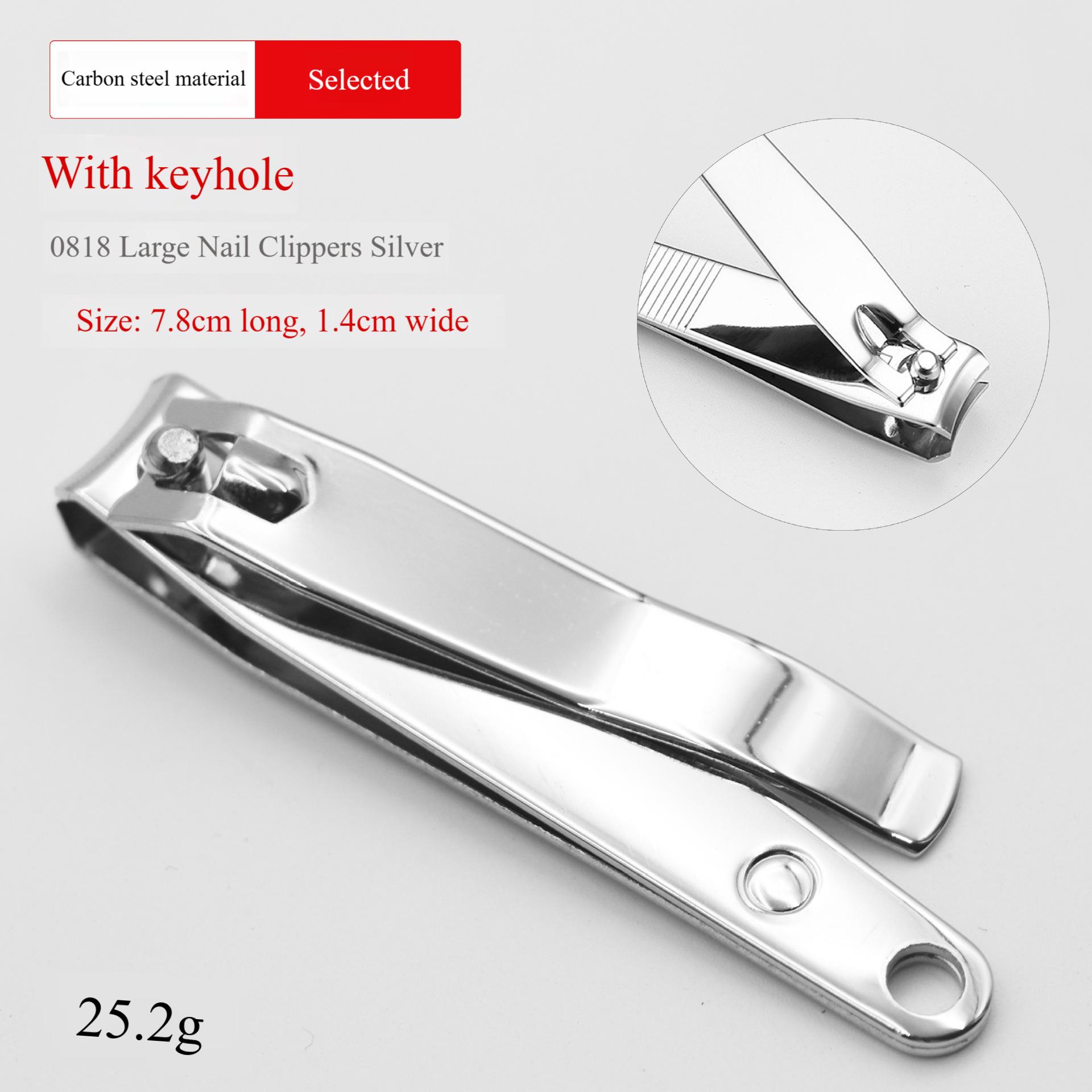 1 Piece Large High-Quality Carbon Steel Nail Clipper, Single Portable Nail Clipper, Rotating Nail Clipper For Nail Trimming