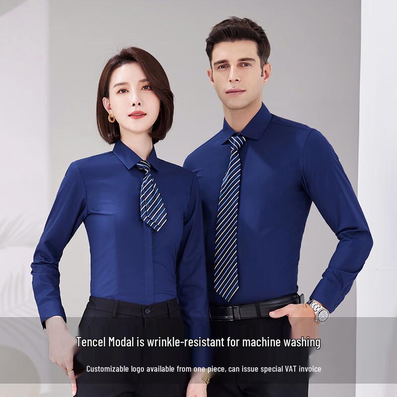 Tluoman Lenzing Modal Non-Iron Long Sleeve Business Shirt