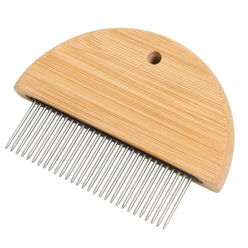 10pcs Wholesale High Quality Exquisite Wooden Pet Metal Flea Needle Comb Pet Grooming Flea Comb Pet Accessories for Beauty Care