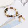Jingdezhen jewelry ceramic bracelet wholesale new Chinese beaded bracelet women's niche non-fading hand rope