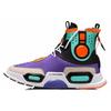 New LiNing Reburn Cushioned Slip Resistant High Top Vintage Basketball Shoes Unisex Purple AGBN052-1