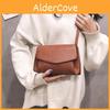 Vintage Style Pu Crossbody Purse With Inner Zipper Pouch For Women