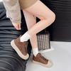 Fashion Women's Lace-Up High-Top Shoes Autumn Winter New Style Retro Platform Soft-Sole Mid-Heel Ankle Boots