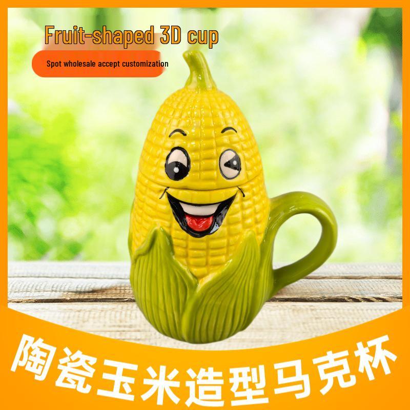 Keramisk maiskrus: Kreativ fruktskål med preget personlighet i sitron- eller ananasform