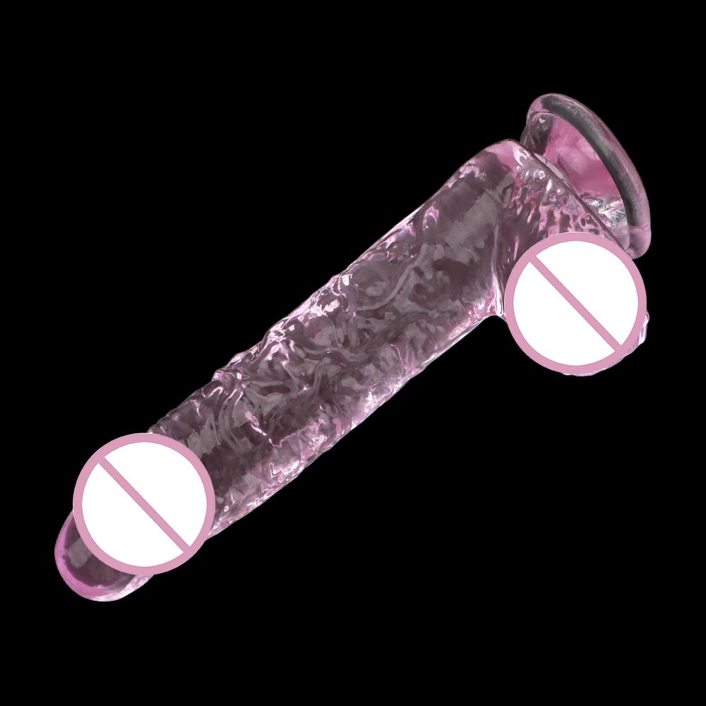 Adult Products Realistic Artificial Penis G-Spot Dildo Female Masturbation With Strong Suction Cup Sex Toys for Women