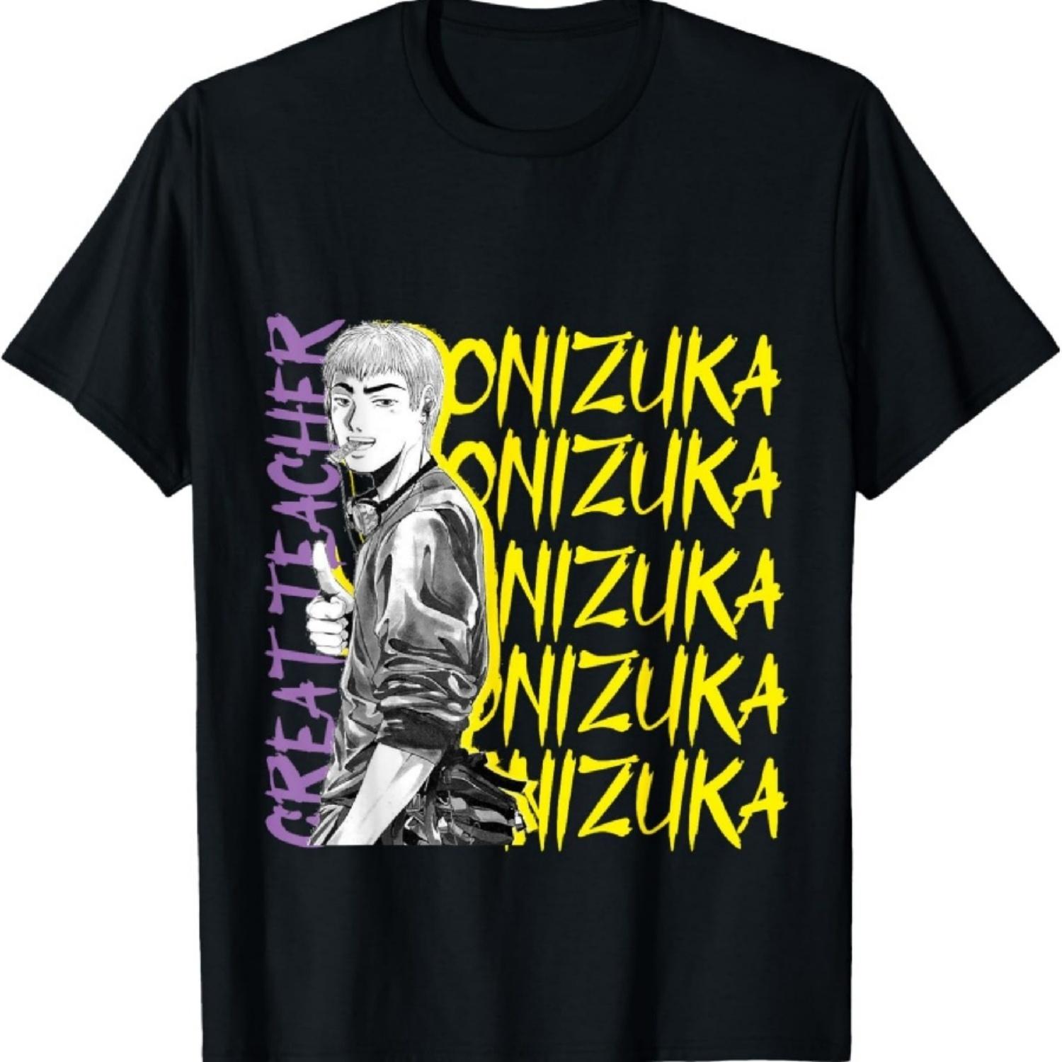 

old anime , onizuka , great teacher tee T-Shirt XXXXXL різнокольоровий