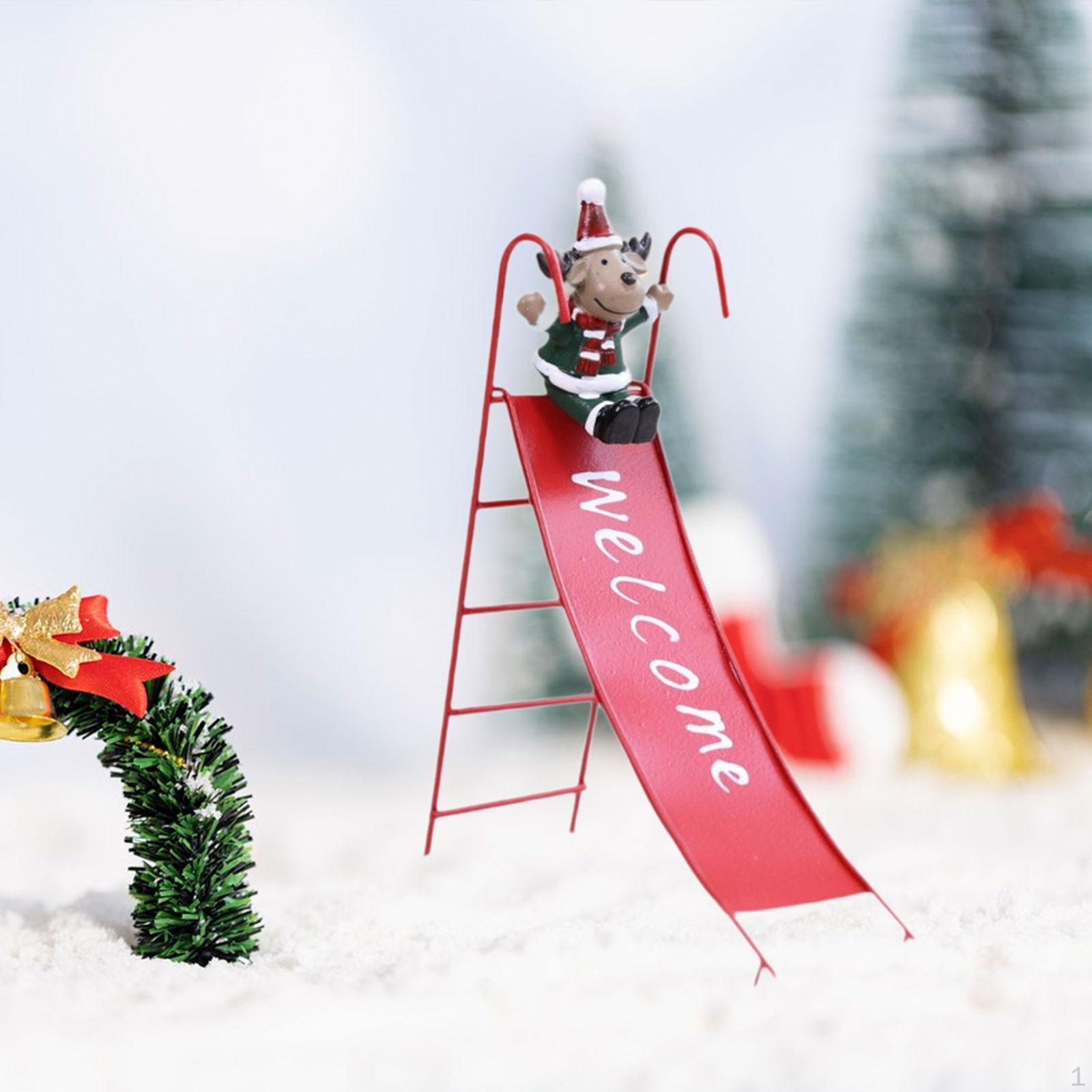 

Рождественский орнамент с горкой, орнамент, украшение стола, украшение для Red Elk