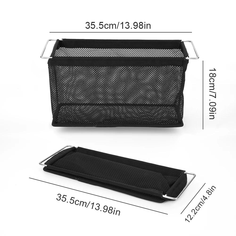 Portable Camping IGT Unit Folding Basket Mesh IGT Table Drainage Basket Folding Table Storage Basket Camping Table Accessories