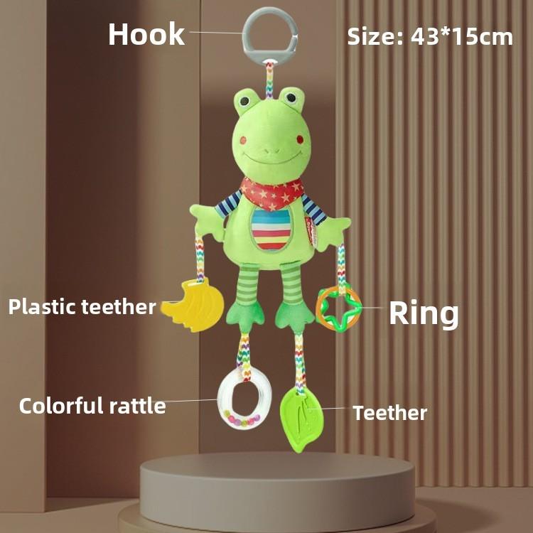 Baby Plush Baby Car Seat Toys With Hanging Animal Designs For Infants And Toddlers