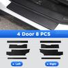 For GAC Trumpchi GS8 -2025 Auto Tailgate Guard Door Sill Pedal Carbon Fibre Texture Accessories Leather Styling Car Sticker