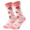 New Valentine's Day Series: Mid-Calf Cotton Socks - Sweat-Absorbent & Odor-Resistant, One Size, Unisex.