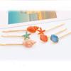 6pcs Korean Jewelry Retro Sea Shells Starfish Hairpin Side Clip Hair Accessories
