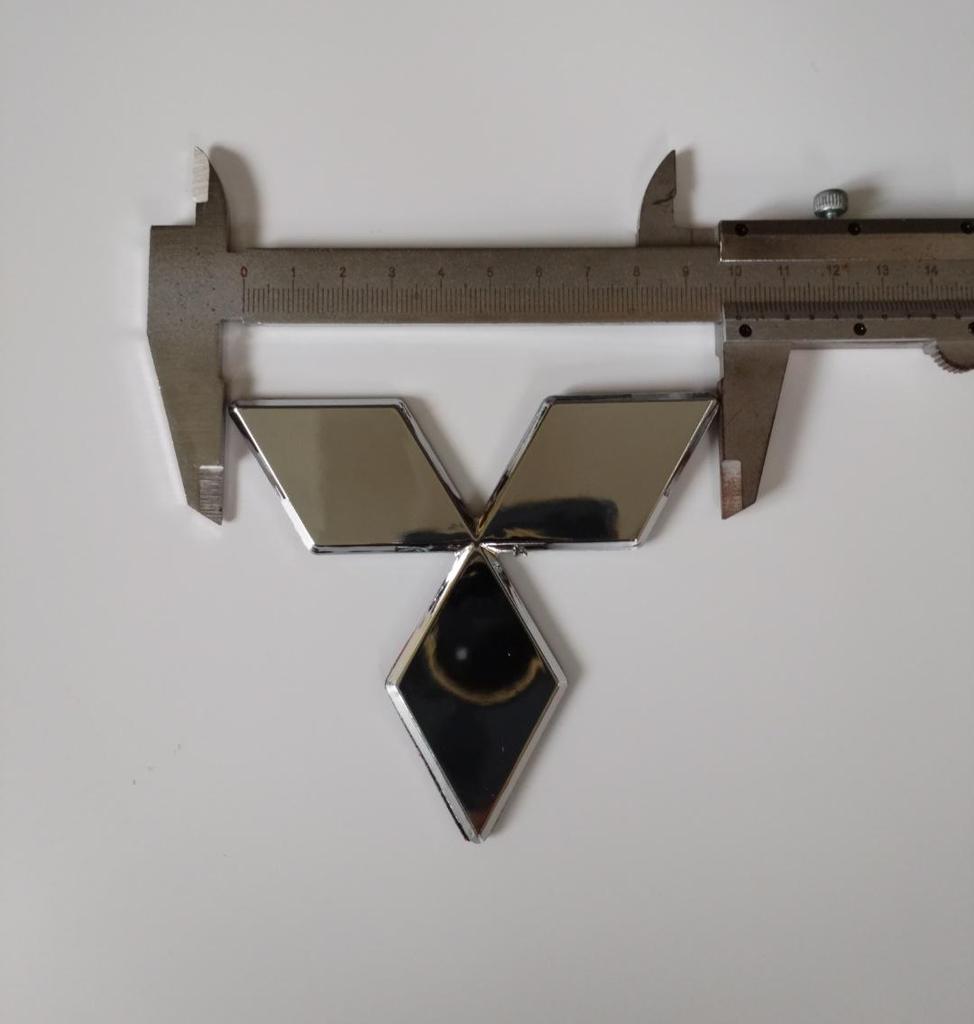 Mitsubishi Emblem Stickers for Lancer, EX Lingyue, Lingpai, Outlander: Front, Rear, and Steering Wheel