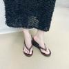 Fashion Summer New Style Summer Leopard Print Clip Toe Platform Wedges Women Slippers Fashion Thick Bottom High Heels Flip Flops Shoes