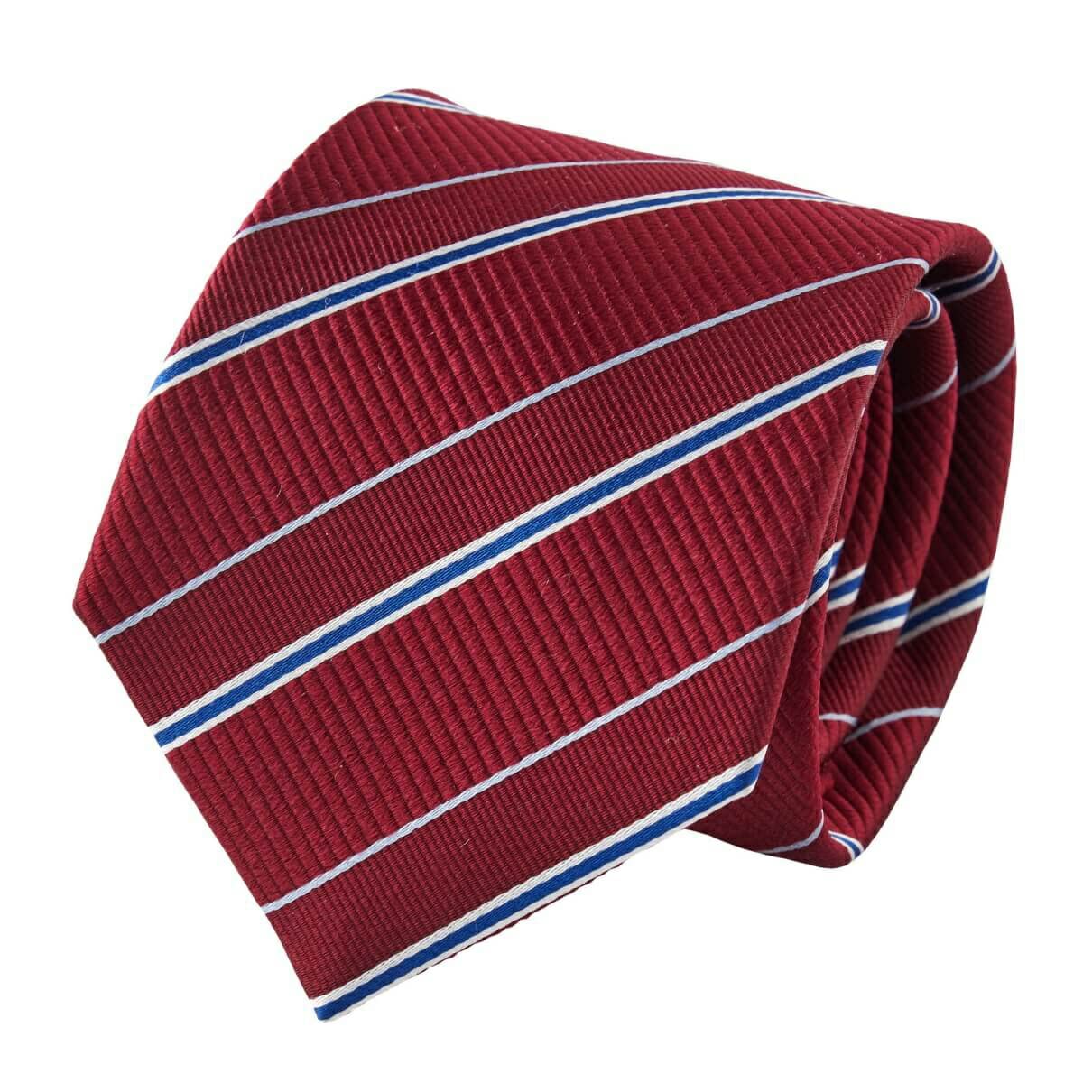 [Ogier] Men s 100% Silk Jacquard Tie, Regimental Stripe, Gift, Present, Business, Stylish