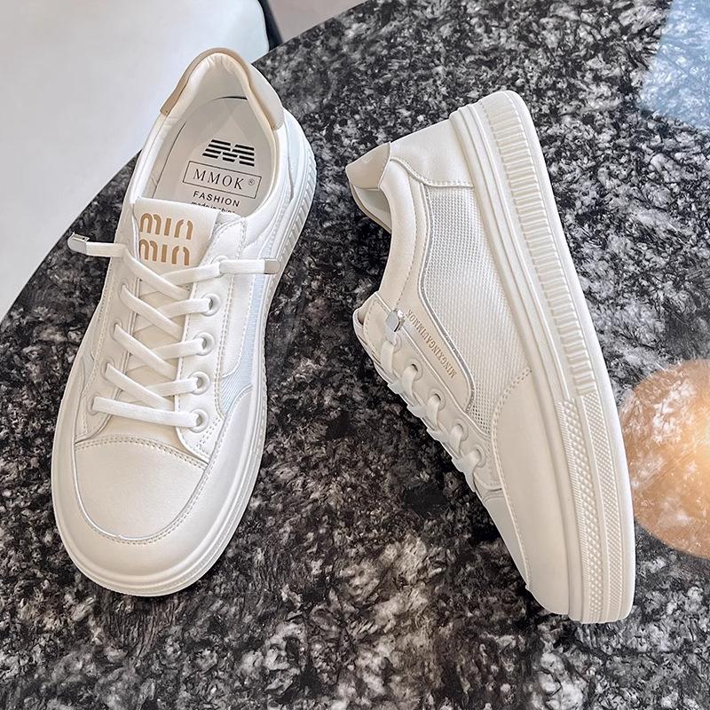 

Welfare payment (non-refundable and non-exchangeable) mesh breathable thick-soled white shoes for women s 2025 new one-pedal board shoes 35