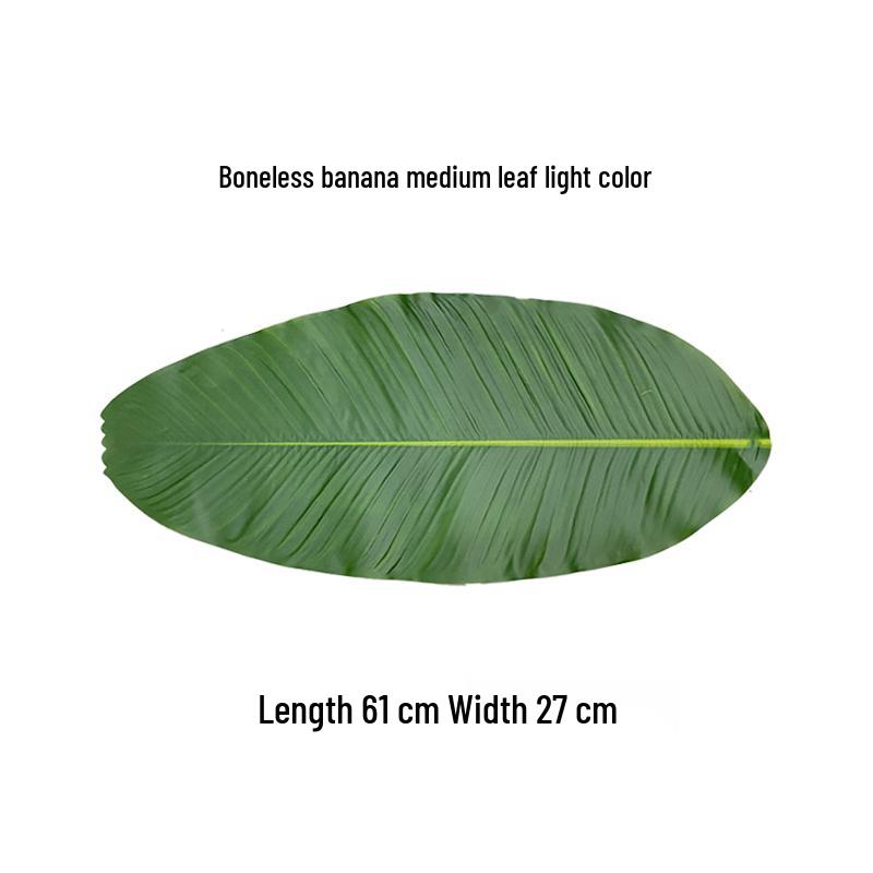 Velké umělé banánové listy - Plastové a hedvábné banánové listy jako dekorace