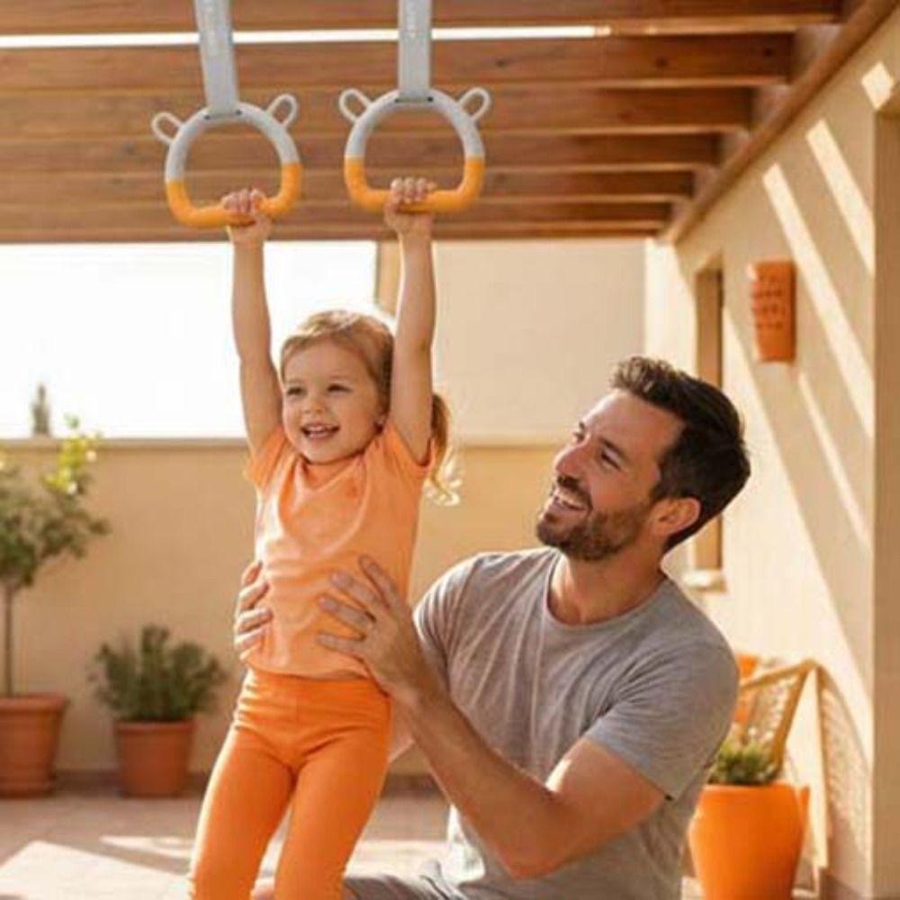 Barra Fixa Antiderrapante Anel de Exercício Fitness Durável Anéis de Ginástica Prática de Ginástica