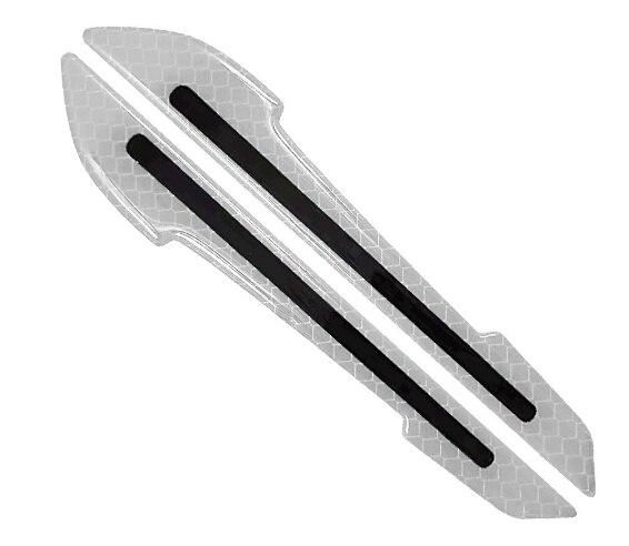 Reflective Stickers Warning Strip Tape Traceless Protective Car Sticker Warn on Car Rearview Mirror Exterior Auto Accessories