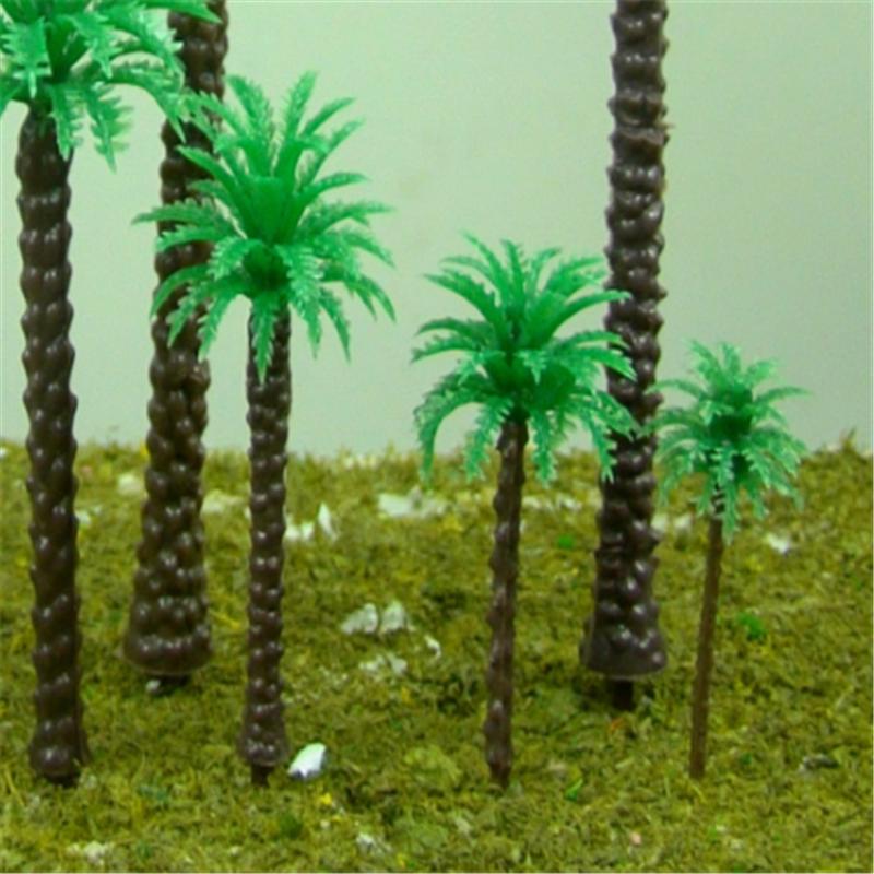 Miniature Fairytale Garden Miniature Landscape Accessory In Modern Park of Simulated Coconut Tree