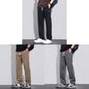American Retro Mens Casual Pants With Polyester Fabric For Summer Daily Wear