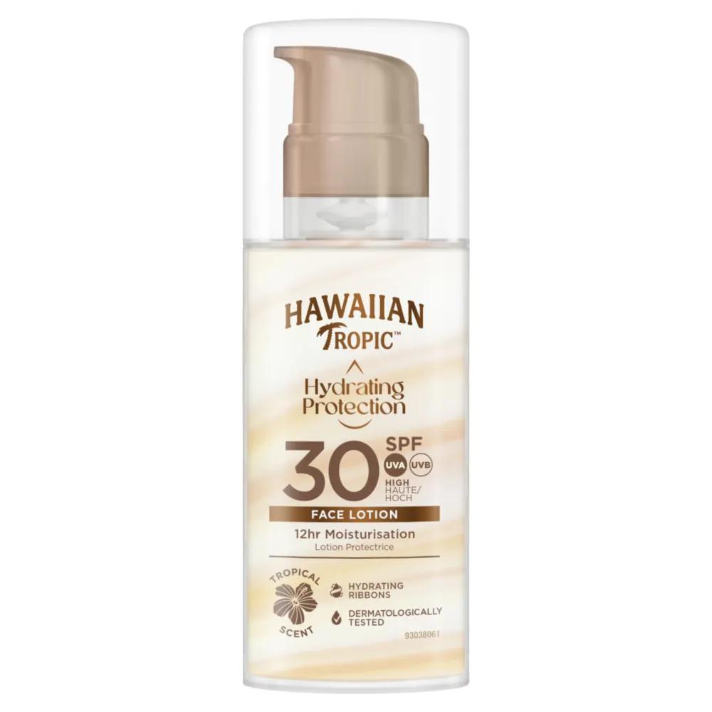 Hawaiian Tropic Face Lotion Moisture Protection LSF 30, 50ml