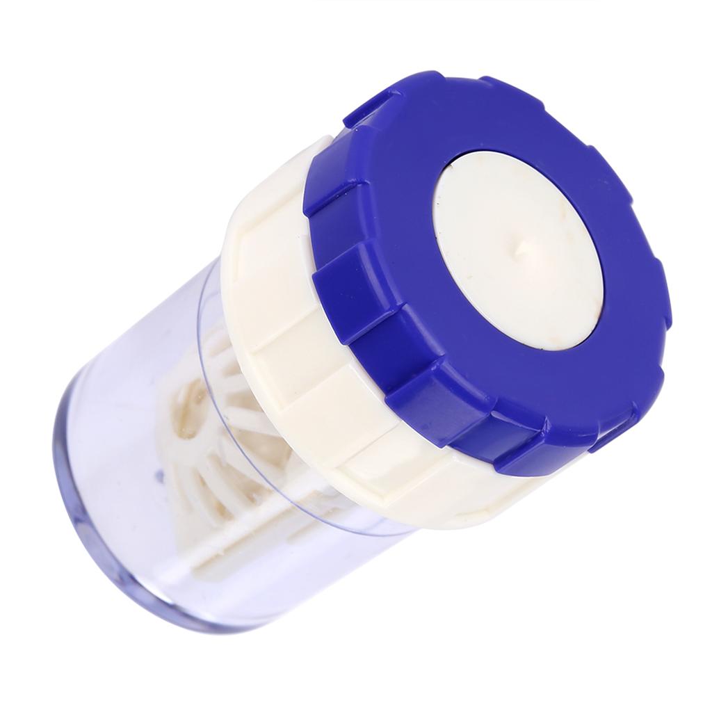 Fashion Manually Plastic Cleaning Lenses Case Contact Lens Cleaner Washer Blue